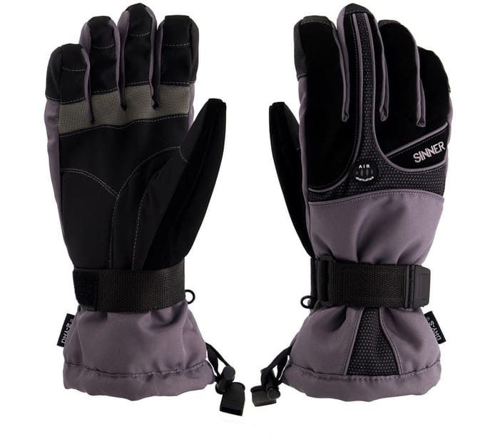 Sinner Everest Handschoenen - Grijs |  Medium (M) - 8,5 inch