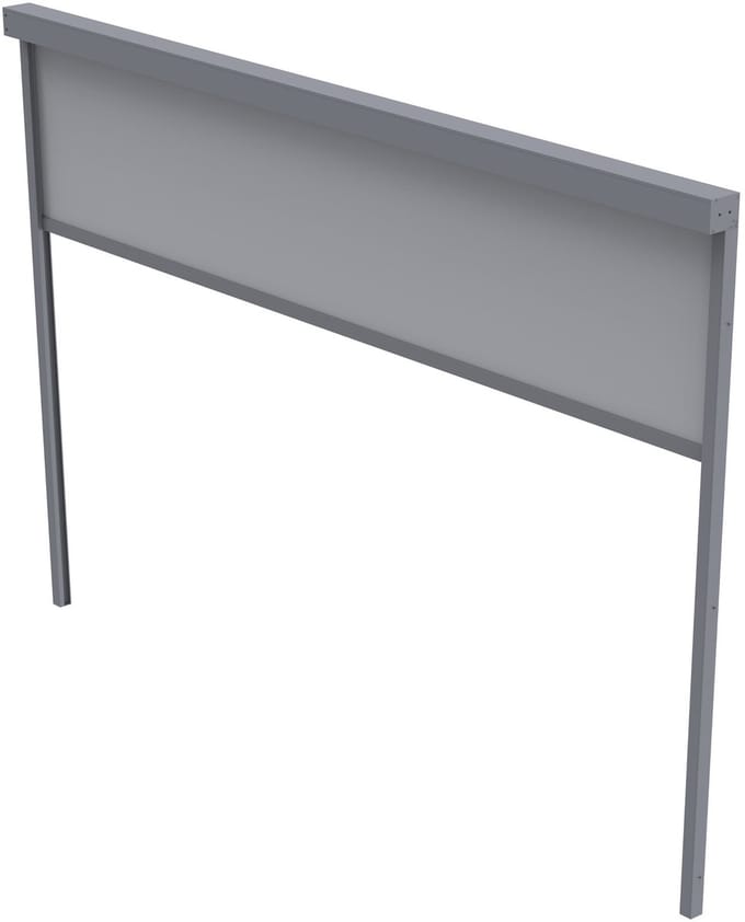 Riviera overkapping 3m screen antraciet