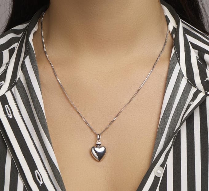 The Jewelry Collection - Urnhanger Hart - Zilver