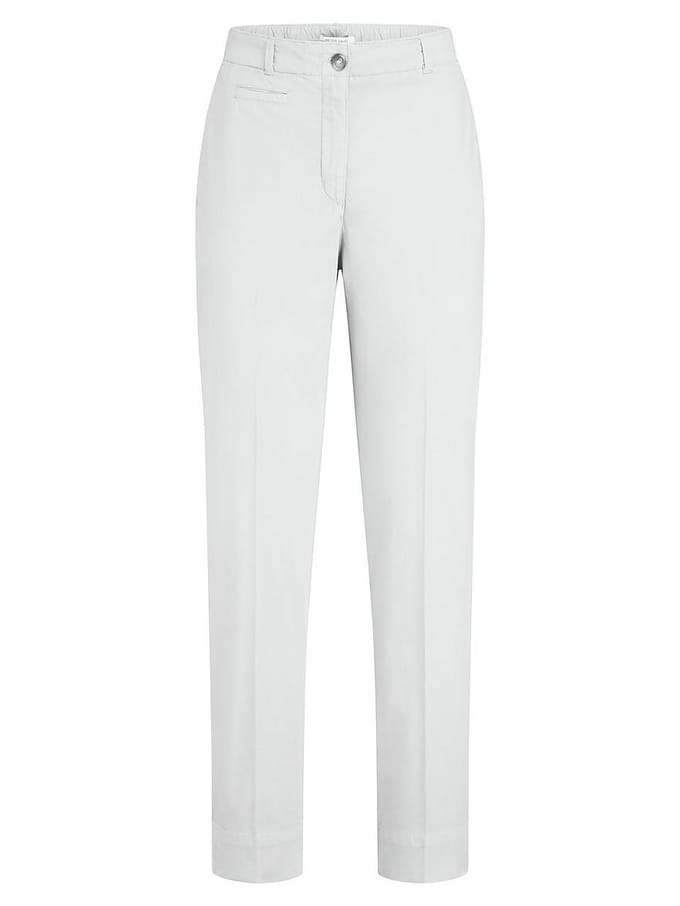 Enkellange broek Van Peter Hahn grijs