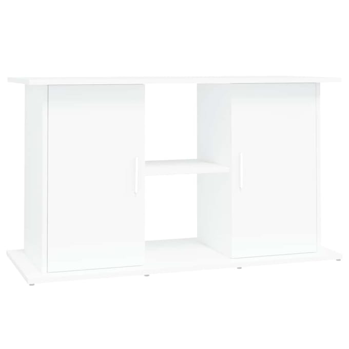 vidaXL - Aquariumstandaard - 101x41x58 - cm - bewerkt - hout - wit