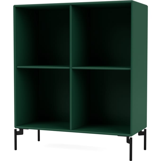 Montana Show boekenplank - Pine - Poten 12,6 cm black