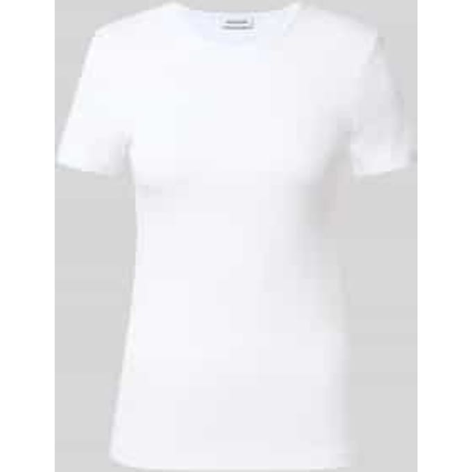 Slim fit t-shirt van elastische katoenmix
