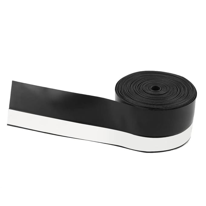 5M 45mm Zelfklevende Deur Raam Wind Insect Stof Werende Afdichtingsstrip Type 1 black