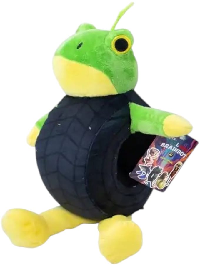 Italian Brainrot pluche Boneka Ambalabu 28cm