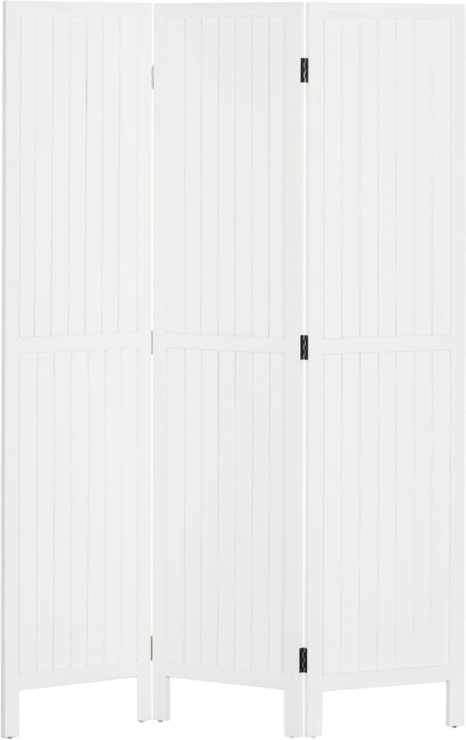 HOMCOM-Kamerscherm-Paulowniahout-120x170x1,8cm-Wit