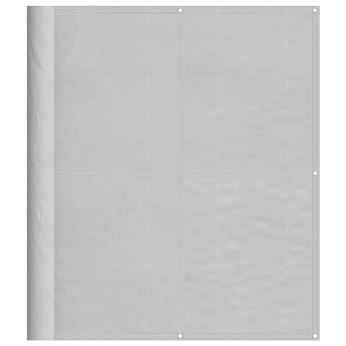 vidaXL - Balkonscherm - 120x500 - cm - 100% - oxford - polyester - lichtgrijs