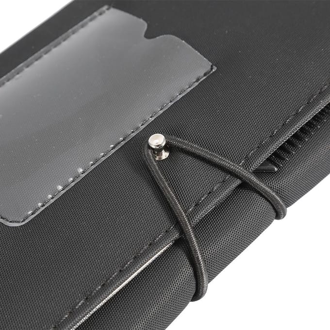 9 STKS Modieuze Kapperskam Met Tas Haarstyling Gereedschap Kit(Zwart) gray