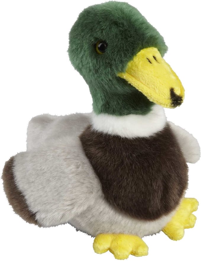 Ravensden Wilde Eend knuffel - 18 cm - pluche - zacht speelgoed - eendenknuffel - knuffeldier