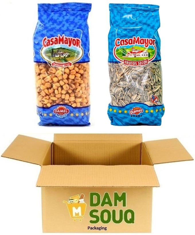 Mixpakket Casa Mayor Zonnebloempitten en Maïssnack (4x 250 Gram)