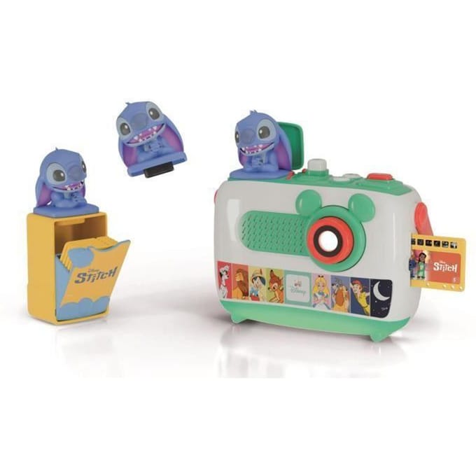 Clementoni, Oplaadbare Verhalen Projector Plus, De Verhalen van Stitch, 5 Vertelde en Geprojecteerde Verhalen, Vanaf 2 jaar