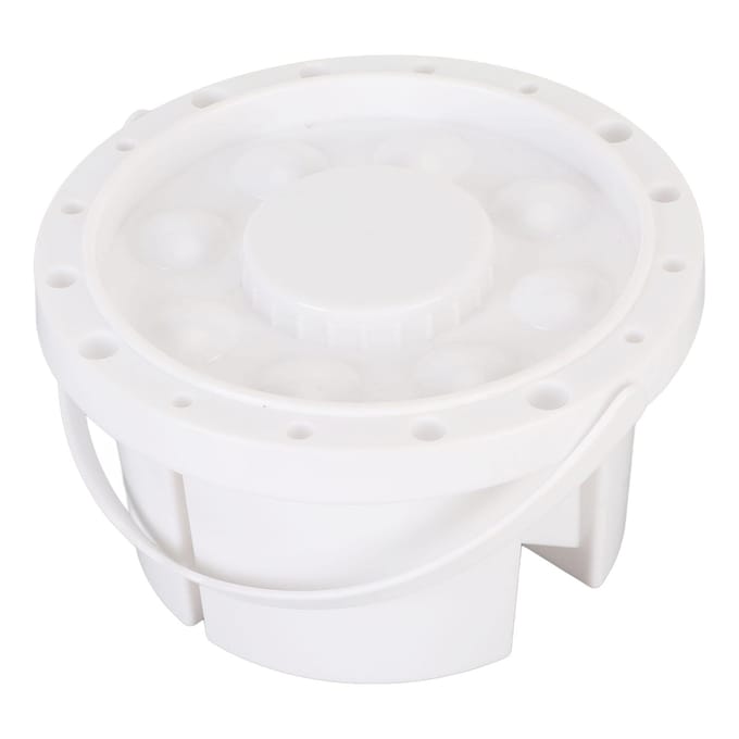 Verfkwastenreiniger Opvouwbaar Dik Antislip Plastic Draagbare Verfbeker voor voor white
