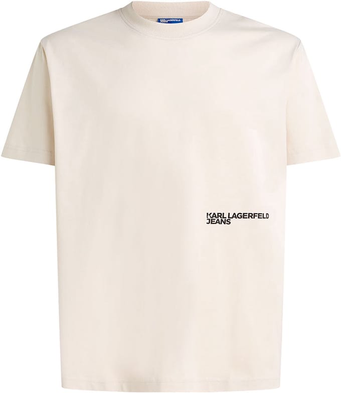 Karl Lagerfeld Eclipse Regular Fit T-shirt Beige L Man
