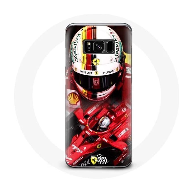 Coque - Formule 1 - Galaxy S8 - Rouge - Souple - Sportif rouge
