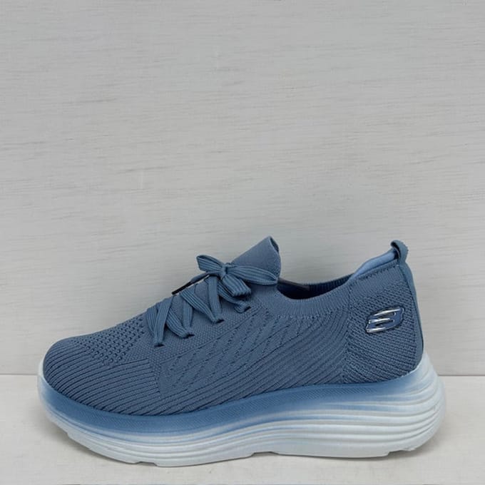 Casual sneakers met sportief design blauw Blauw / 36