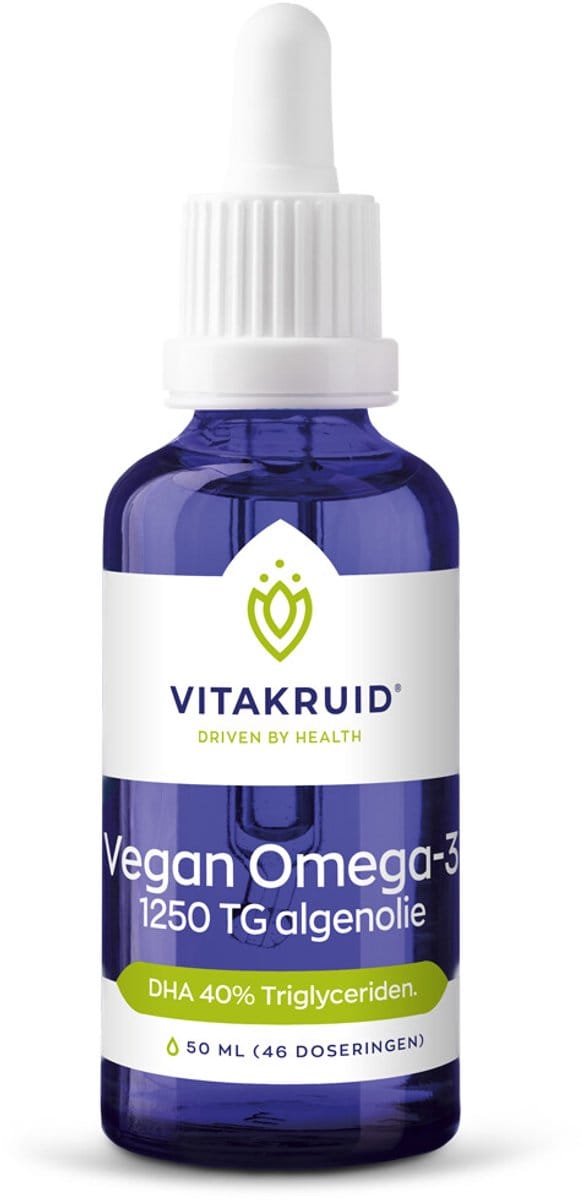 VitaKruid Vegan Omega-3 Algenolie - 50 ml