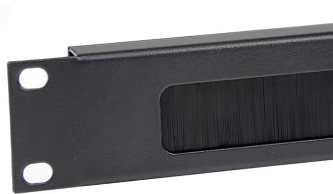 StarTech.com 1U Brush Strip Horizontal Server Rack Cable Management Panel
