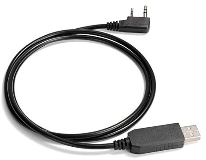 Programmeerkabel - USB kabel - Radio instellen - Echte FTDI chip - 100cm lengte - Zwart