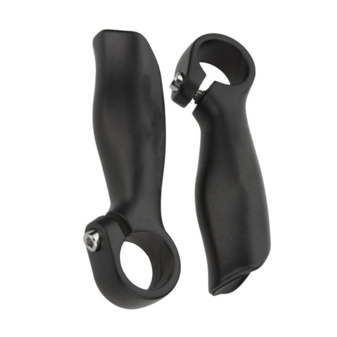2 Stuks Fiets Mountainbike Fiets MTB Stuur Einde Aluminiumlegering Veiligheidshandvatten 22,2 mm black