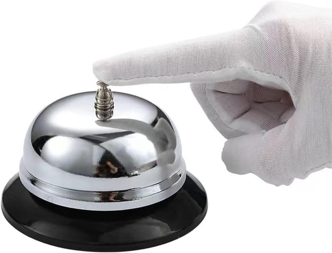 Ontvangstbel - Kassa bel - Klantenservice - Lichtgewicht - 10 Gram - A