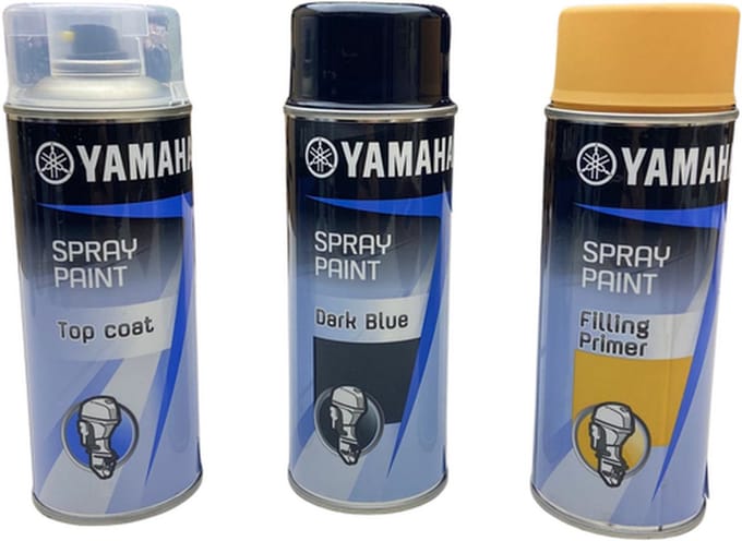 Yamaha spuitbus set Dark blue voor buitenboordmotor