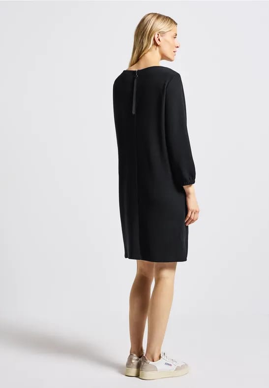 Effen jersey jurk