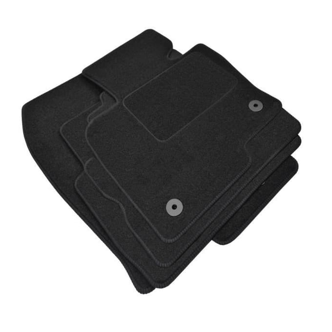 Tapis de sol - Mazda - CX-5 - Velours noir - Ajustement précis - Renforcé sous les pédales