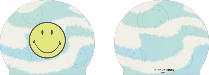 Sunnylife - Smiley Badmuts - Siliconen - Blauw