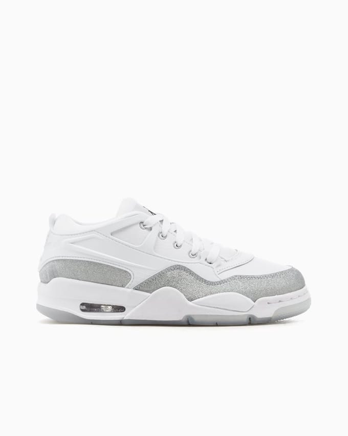 Air Jordan 4 RM - Dames Sneaker - Wit/Zilver - Maat 40.5