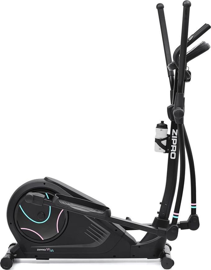 ZIPRO HEAT WM - Elektromagnetische Crosstrainer - Bluetooth - iConsole+ App - 150kg Belasting - Zwart/Roze