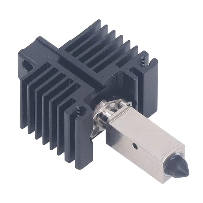 Kit Hotend Imprimante 3D Acier Trempé Détachable Extrudeur Hotend Imprimante 3D pour Bambu Lab P1P P1S black