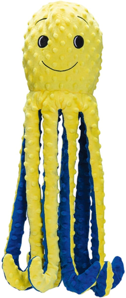 Beeztees Pluche Hondenspeeltje Octopus Amy Geel 56 x 16 x 14,5 cm - Hond