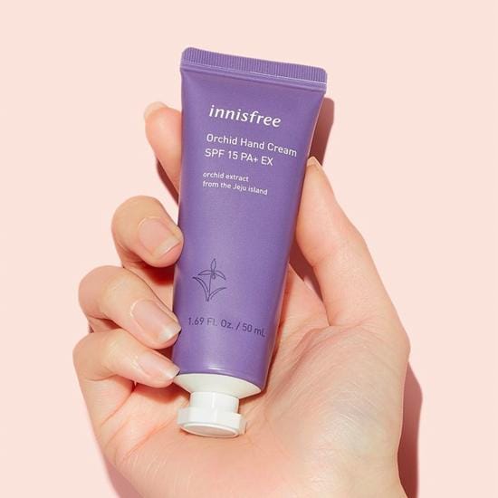 Innisfree Crème Mains Orchidée SPF 15 PA+ 50mL (3 types) #1pcs purple