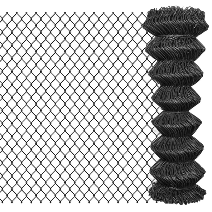 Vidaxl Tuinafrastering, Staal, 25 X 1,25 M, Grijs