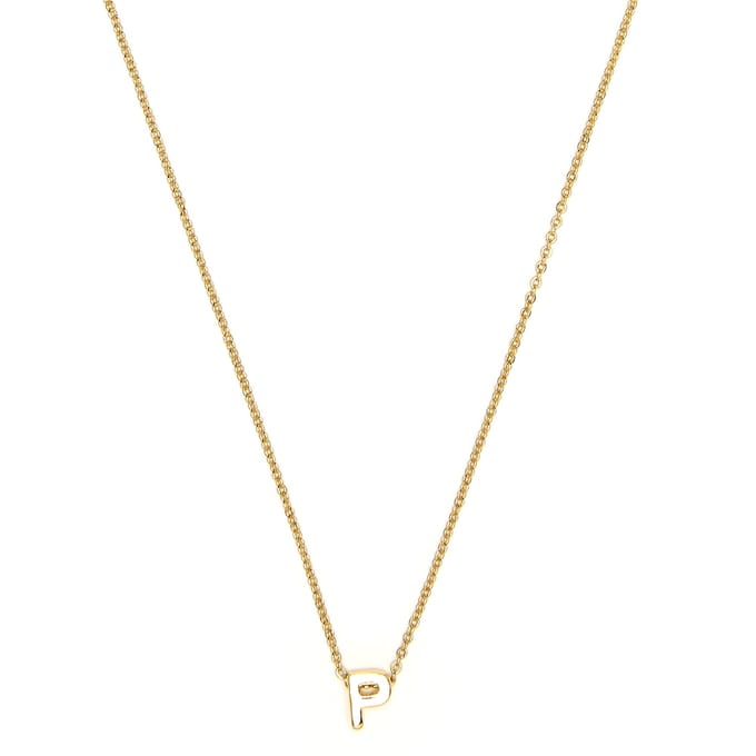 Luxenter Ketting met 18-karaats geelgouden afwerking - Alphabet