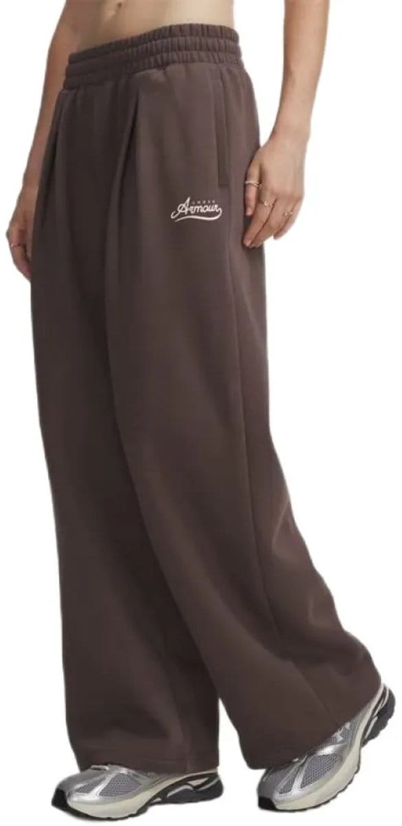 Under Armour Rival Pleated Varsity Broek Bruin XS Vrouw