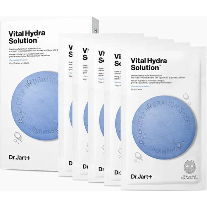 Dr. Jart+ Dermask Water Jet Vital Hydra Solution 25g x 5pcs AUTHENTIC STORE gray
