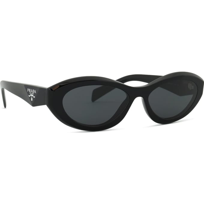 Lunettes de soleil Prada PR26ZS œil de chat noires noir