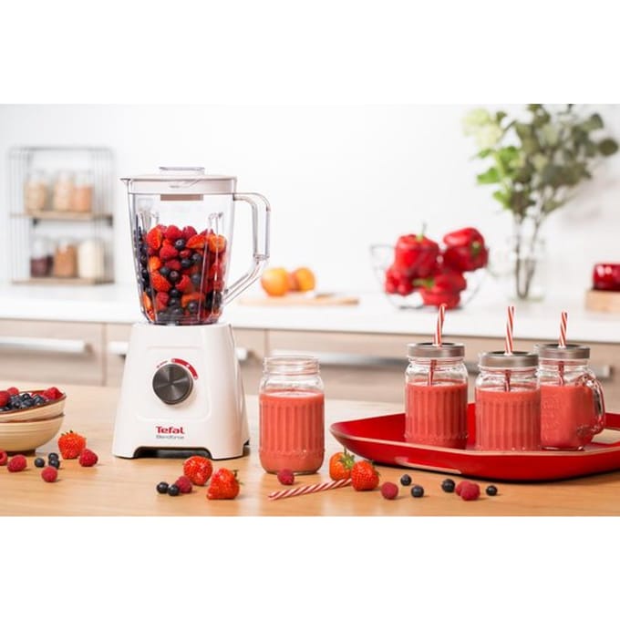 Tefal Blendforce II BL4201 - Blender - 1.25L - Smoothie Maker - Pulse Functie - 600W - Wit