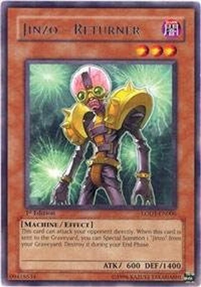 Yu-Gi-Oh! Zeldzame Verzamelkaart - Jinzo - Returner - Light of Destruction