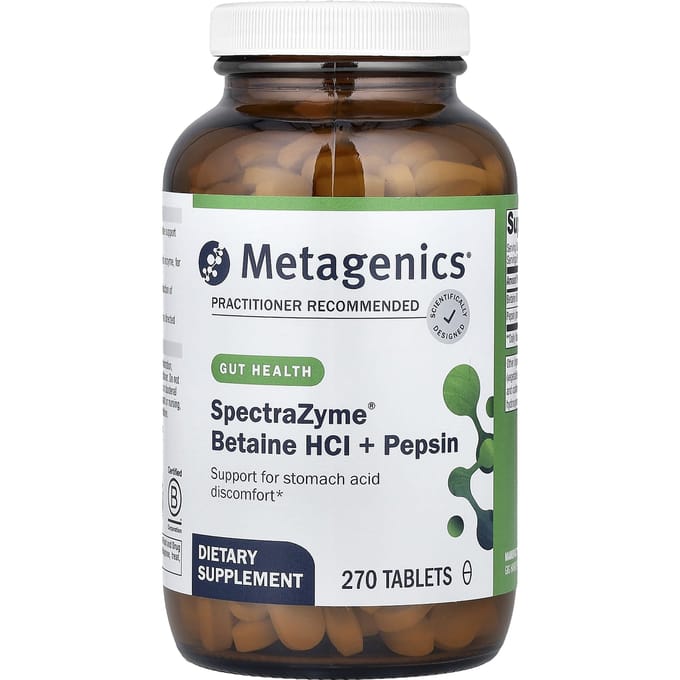 Spectrazyme® Betaine Hcl + Pepsin, 270 Tabletten