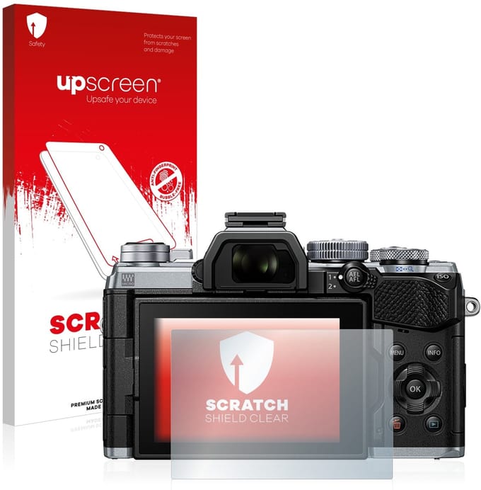 upscreen - Screenprotector voor Olympus OM-D E-M5 Mark III - Folie Beschermfolie transparant
