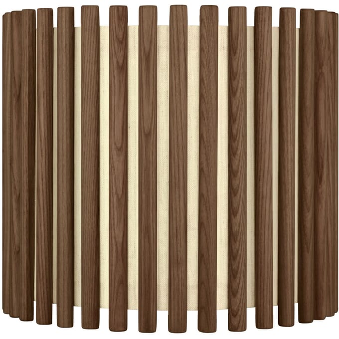 UMAGE Komorebi lampenkap Medium - donker eiken - circle