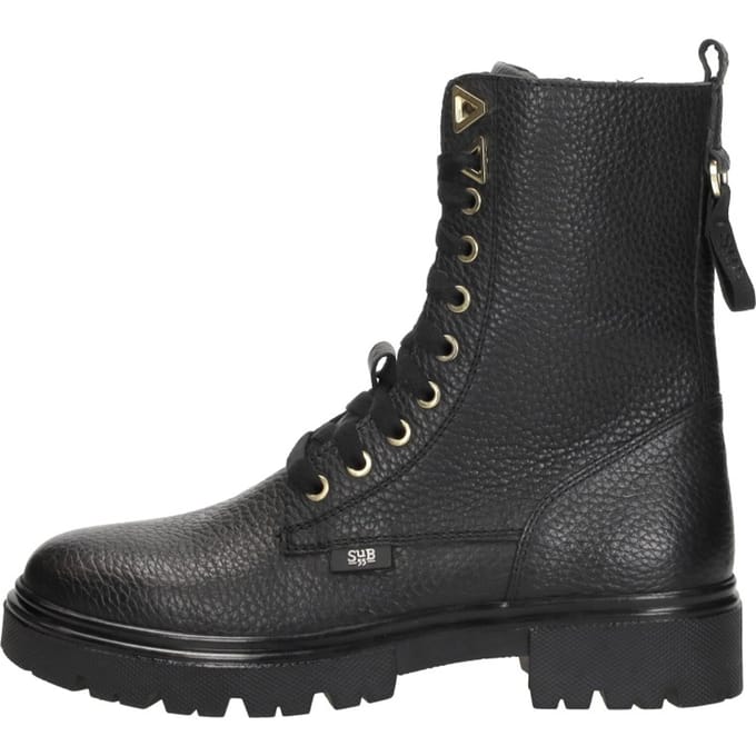 SUB55 Veterschoen hoog Veterschoen hoog - Zwart - Maat 38