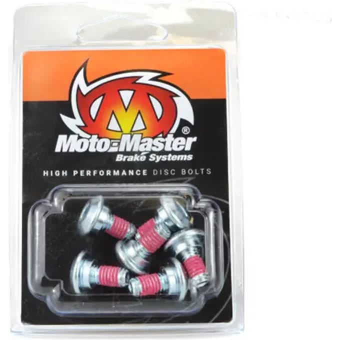 Zeskantige platte kop schroeven Moto-Master (x100)