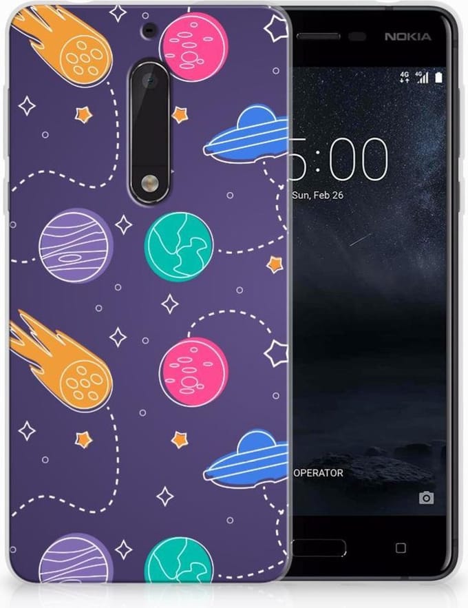 Nokia 5 Silicone Back Cover Space