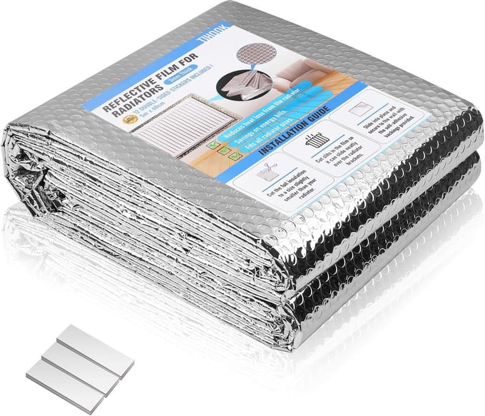 Isolatiefolie 5m x 0.6m x 3mm - Efficiënte Thermische Isolatie voor Radiatoren