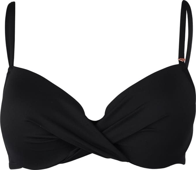 Brunotti - Stefana - Bikini Topje Black - Wired Bikini Top Dames - Aanpasbare Bandjes - Mix & Match - 42D