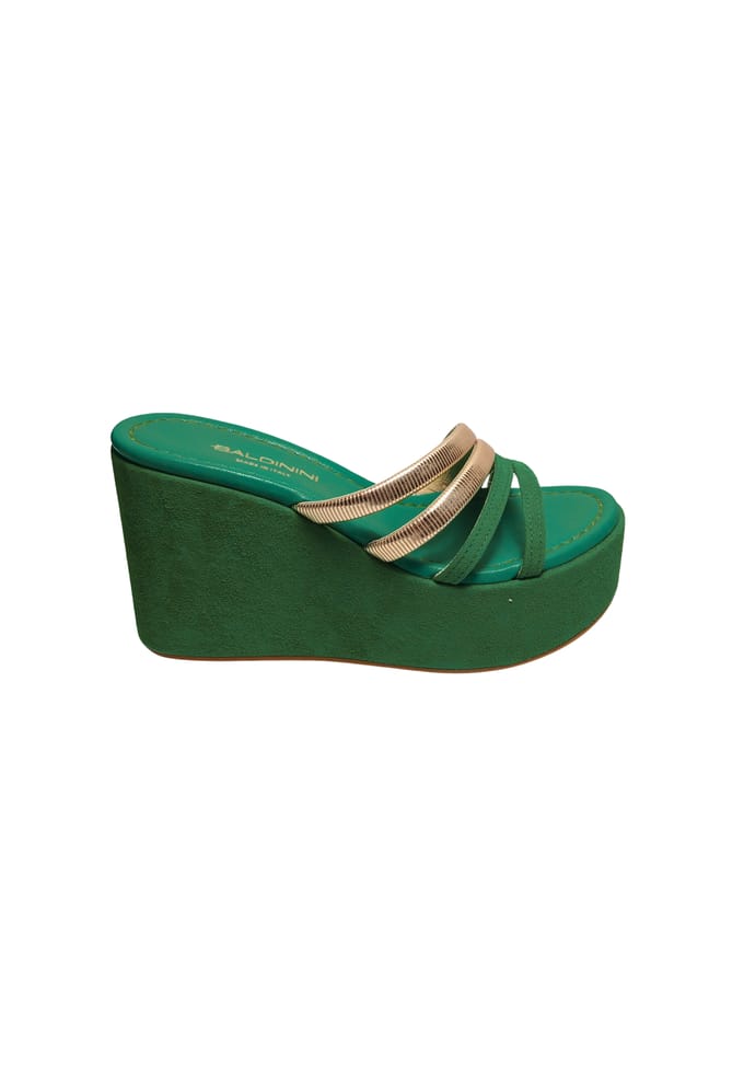 D4E201P5camo5016 Baldinini Shoes Vrouwen Suede Green