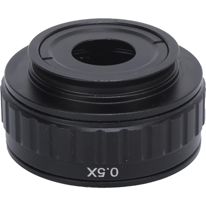 0,5X Adapterlens 38mm C-Mount Adapter Trinoculaire Stereomicroscoopbuis voor Digitale Camera Scherpstellen black